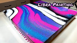 Fluid Art Painting Tutorial Inspired by the Libra Zodiac