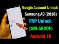 Samsung A9 2018 (SM-A920) FRP Bypass 💯 | Google Lock Bypass Android 10  Without Pc New method 2021