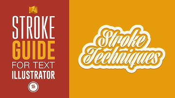 ILLUSTRATOR STROKE TECHNIQUE - ILLUSTRATOR DOUBLE STROKE TIP - ⓣⓤⓣⓞⓡⓘⓐⓛ Illustrator Text Effects