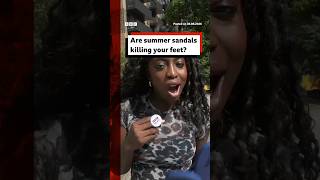Are summer sandals killing your feet? #Sandals #BBCNews