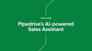 Pipedrive's AI-powered Sales Assistant is here to help you close more deals! 🎯📈 by Pipedrive 1,738 views 6 months ago 1 minute, 26 seconds