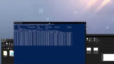 File watcher full demonstration