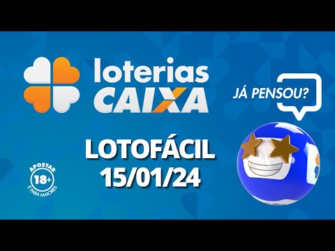 Resultado da Lotofácil - Concurso nº 3004 - 15/01/2024