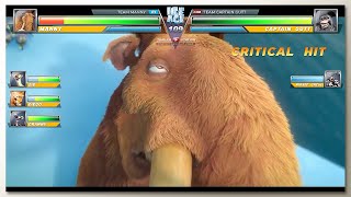 картинка: Команда Мамонта против Пиратов с Healthbars