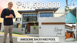 House Tour QCF41 | Modern Tropical with stunning backyard pool | Filinvest 2, Quezon City