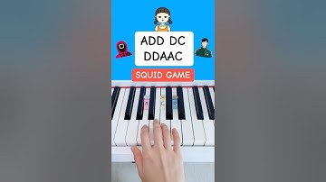 Squid Game Red Light Green Light Song (Piano Tutorial) #squidgame