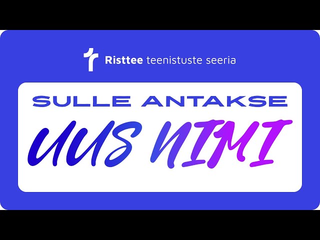 Jutlustab Meelis Kibuspuu, ülistust juhivad Jack Brereton.