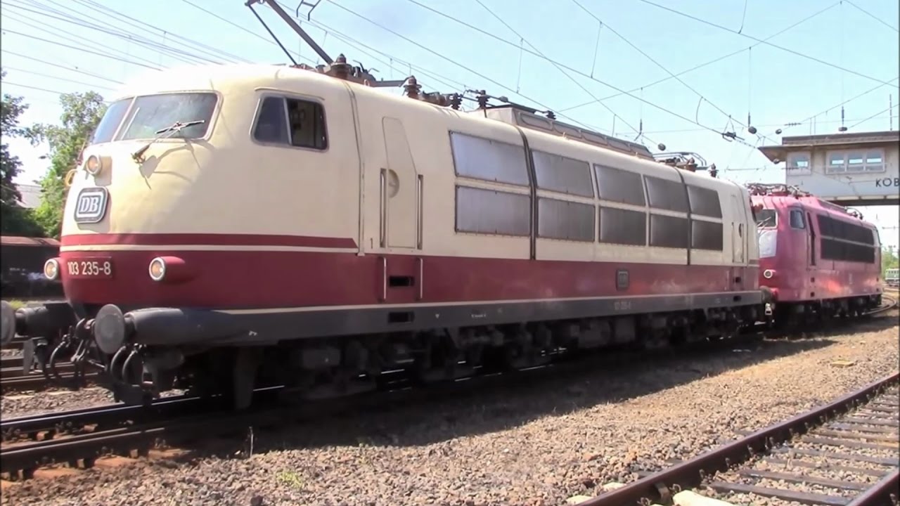 DB BR 103 Legendäres Flagschiff der Deutschen Bahn YouTube