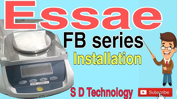 Essae FB series Installation||| Essae Weighing Scales👌