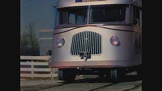 The Evans Auto Railer in Jackson, Michigan, 1935 A.I. Enhanced & Colorized