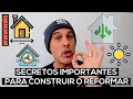 SECRETOS IMPORTANTES !! para construir o reformar una casa