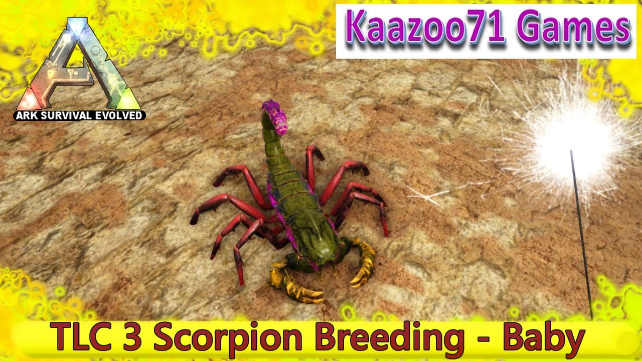 Baby Scorpion Tlc 3 Update Ark Survival Evolved Insect Breeding Youtube