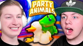 Pranking My Friend In Party Animals!