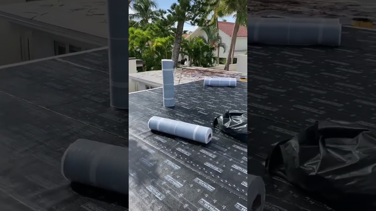 Polyglass Peel And Stick Flat Roof Roofing Hardwork Roofingcontractor Construction Flatroof