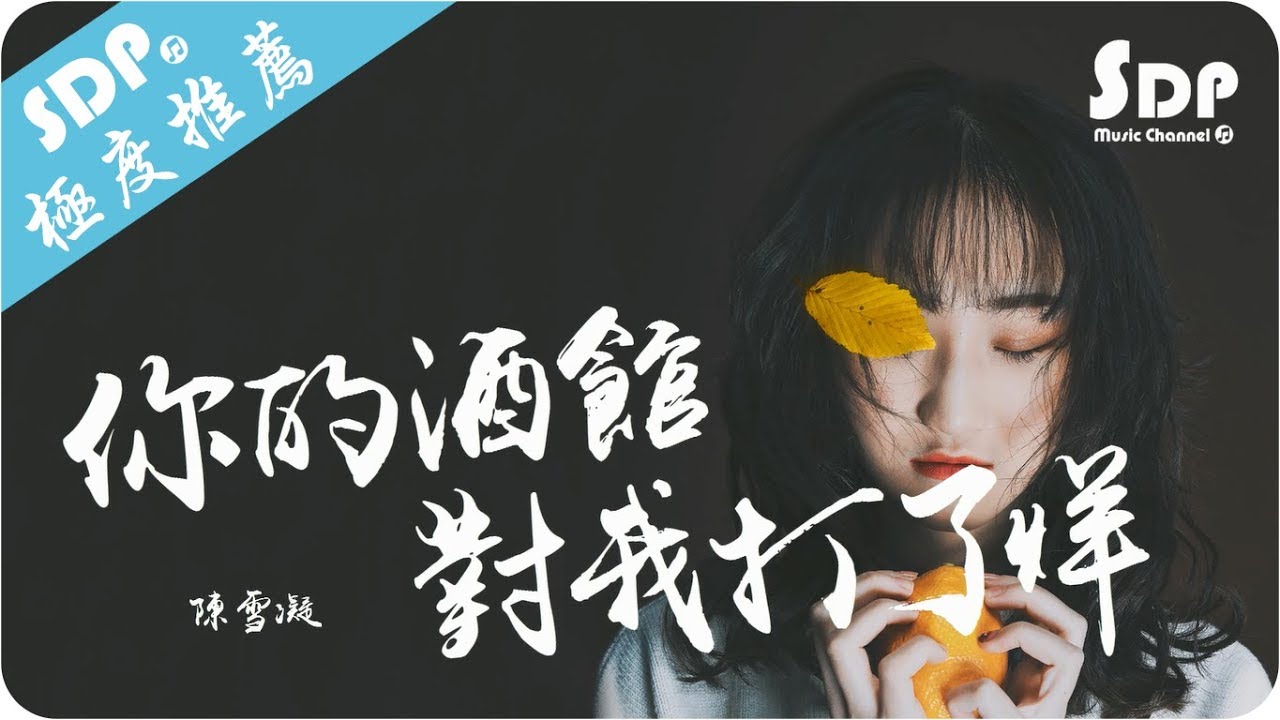 陳雪凝 你的酒館對我打了烊 高音質x 動態歌詞lyrics Sdpmusic Chords Chordify
