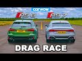 Audi RS7 vs RS6 - DRAG RACE
