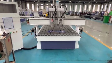 AKM1325-2 CNC router machine test 20220323 - Shine AccTek Machinery China