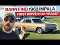 First Drive in 40 Years!! 1963 Impala Barn Find! And More!!