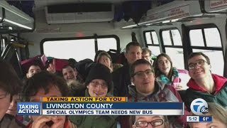 Bus for Livingston County special olympians breaks down screenshot 5