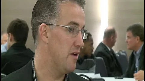 Matt Painter of Purdue basketball at 2012 Big Ten Media Day In Chicago