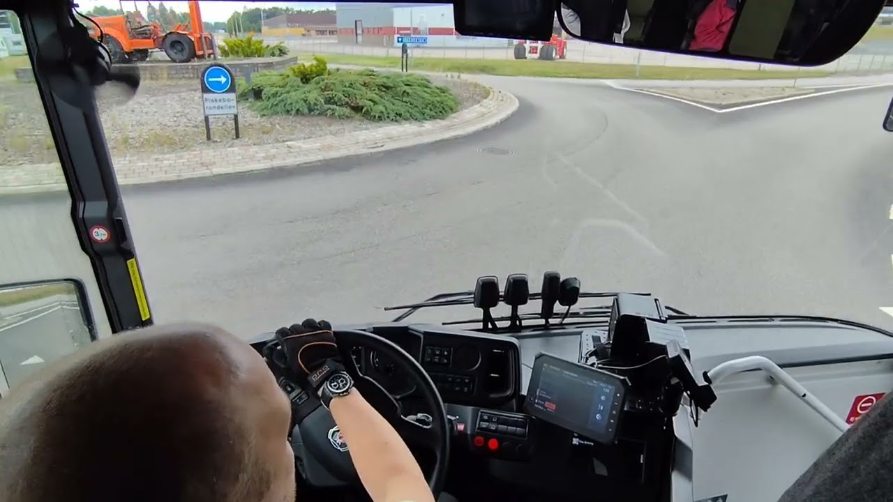 Bus Driving POV | Route 150 Ljungby - Markaryd | Scania InterLink