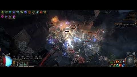 POE 3.16 simulacrum wave 30 flicker strike deathless no mage blood