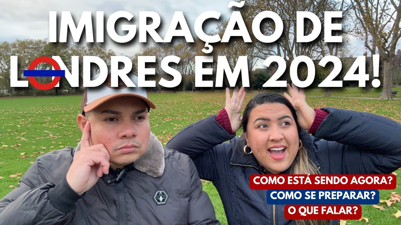 ACABAMOS DE PASSAR NA IMIGRAÇÃO DE LONDRES! (PASSO A PASSO BEM EXPLICADO)