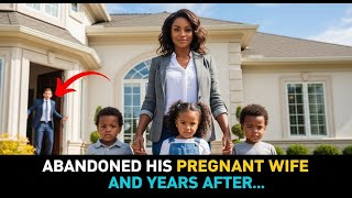 Millionaire Abandoned His Pregnant Wife—Years Later She Returned With Triplets & Shattered His World
