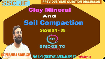 COMPACTION | SOIL | SSC JE PREVIOUS YEAR QUESTION | SESSION 05 | BY PRABHAT SINHA SIR