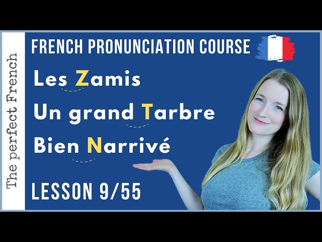 Lesson 9 - When to LINK words in French | French pronunciation course