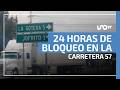 24 horas de bloqueo en la carretera 57 por falta de agua en La Versolilla