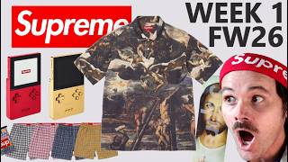 SUPREME FW26 WEEK 1 IS LOADED! 🔥