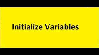 Initialize Variables in class, those variables will be class level variables