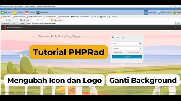 Changing logo, icon and background in PHPRad #PHPRad #nocoding