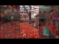 Sea of Orange Crowds at Kansas City Power & Light District