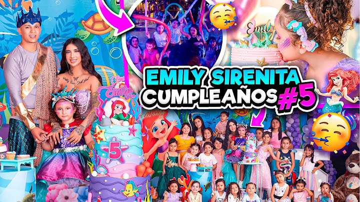 🎂🧜‍♀️ CUMPLEAÑOS #5 DE EMILY *su fiesta de sirenita* | Sofi Muñoz 💖