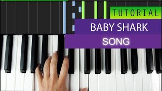 Baby Shark Song - Piano Tutorial + MIDI Download
