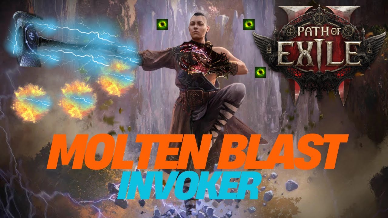 Molten Blast Invoker Path of Exile 2 EA 0.1.1 - Shockingly at what it does best - Blasting