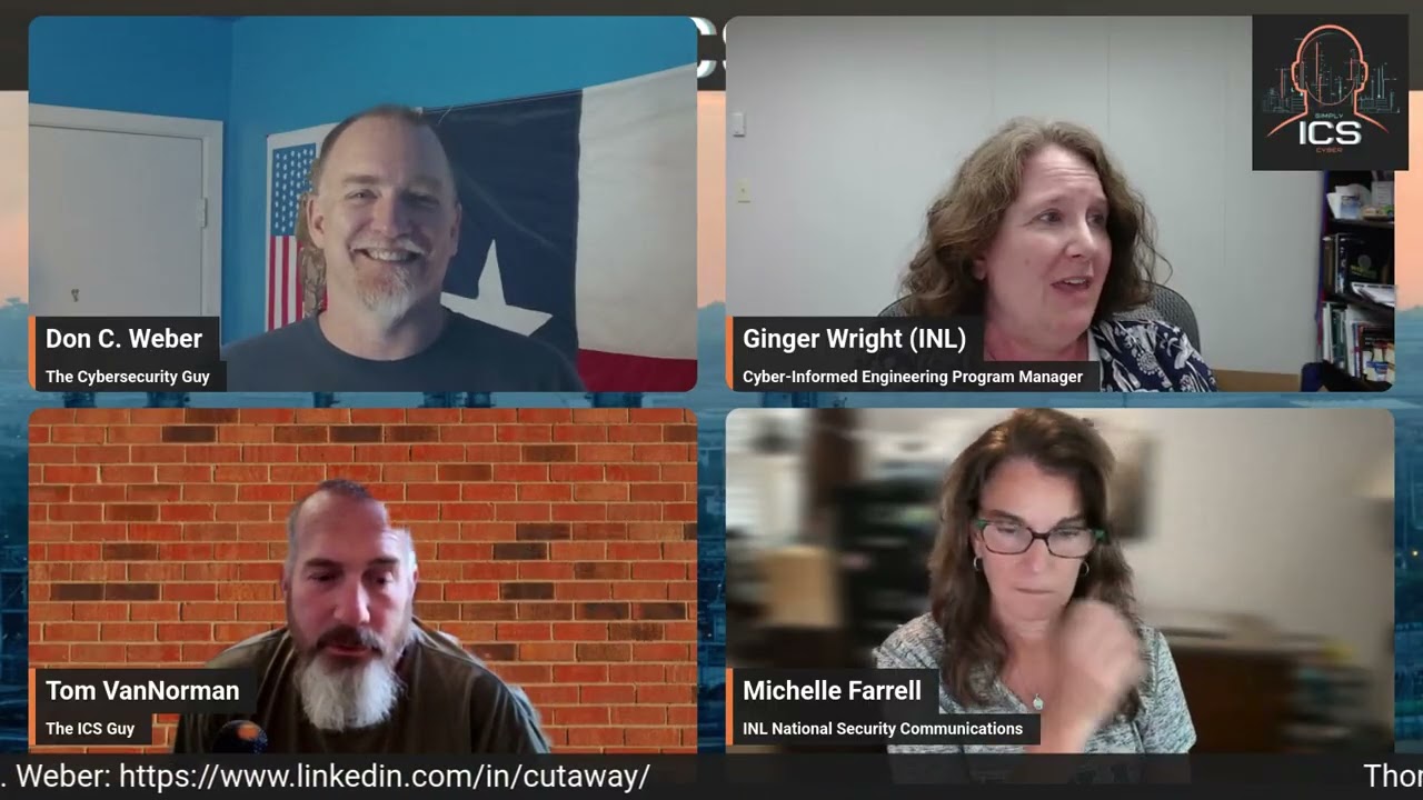 Simply ICS Cyber S1E8 Ginger Wright and Michelle Farrell DOE INL CIE