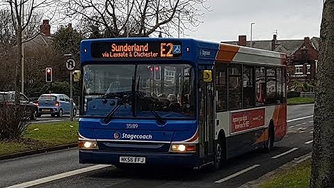 COVERING: Route E6 | NK56FFJ/35189 - Stagecoach North East: Dennis Dart SLF/Alexander Pointer 2