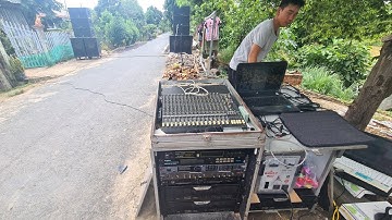 Về An Giang Setup Bộ Array 40 Đơn 2 Cặp Sub Mẫu PSD Khủng Long || Âm thanh kẹo kéo