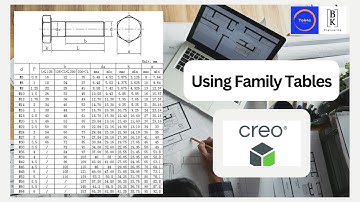 How to use Family Tables using Creo | BK Engineering | Tek4s