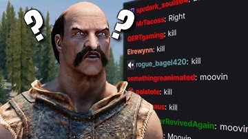 I let twitch chat play Skyrim (and 2 other stupid challenges)