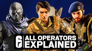 Rainbow Six Siege - All Operators Abilities Explained (September 2024)