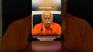 RSS Chief on Hindu Nation: "No Declaration Needed" 🚩 #sanatandharma