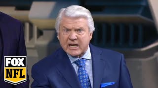 Jimmy Johnson delivers a FIERY speech to the Cowboys after lackluster first half vs. Packers image
