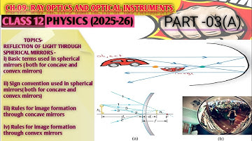 Title: Ray Optics and Optical Instruments (Part 03(A)) | Class 12 Physics Chapter 9 | NCERT Book II