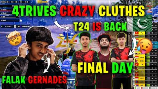 4Thrives Crazy Fights - T24 Is Back Falak Gernades Final Day - Esports Highlights
