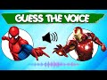  guess the marvel characters by voice captain america hulk spider man iron man doctor strange