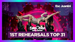 🇸🇪Eurovision 2024 - My Top 31 All Semifinals 1st Rehearsal